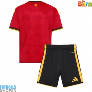 Billiga Belgien Hemmatröja Barn VM 2026 Kortärmad (+ Korta byxor)